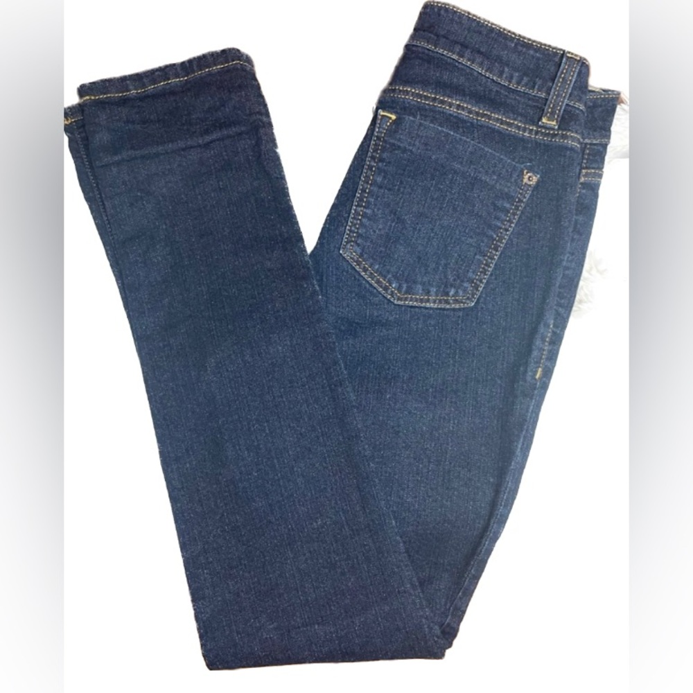 DKNY Like New Blue Dark Wash Skinny Jeans Sz 6 Bin F